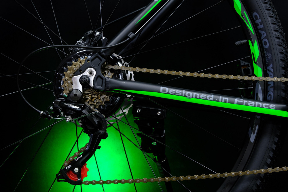 Lorak MAX 190 Матовый Чёрный/Зелёный 21р (на рост 183-190)