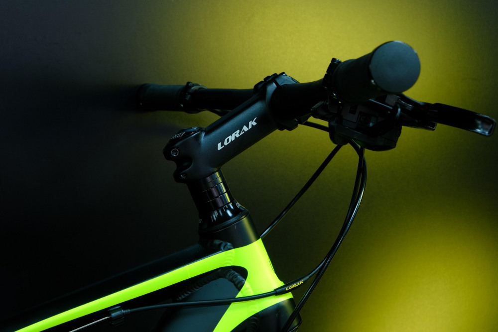 LORAK FAT SE Матовый Чёрный/Жёлтый рама 21 (на рост 183-190)