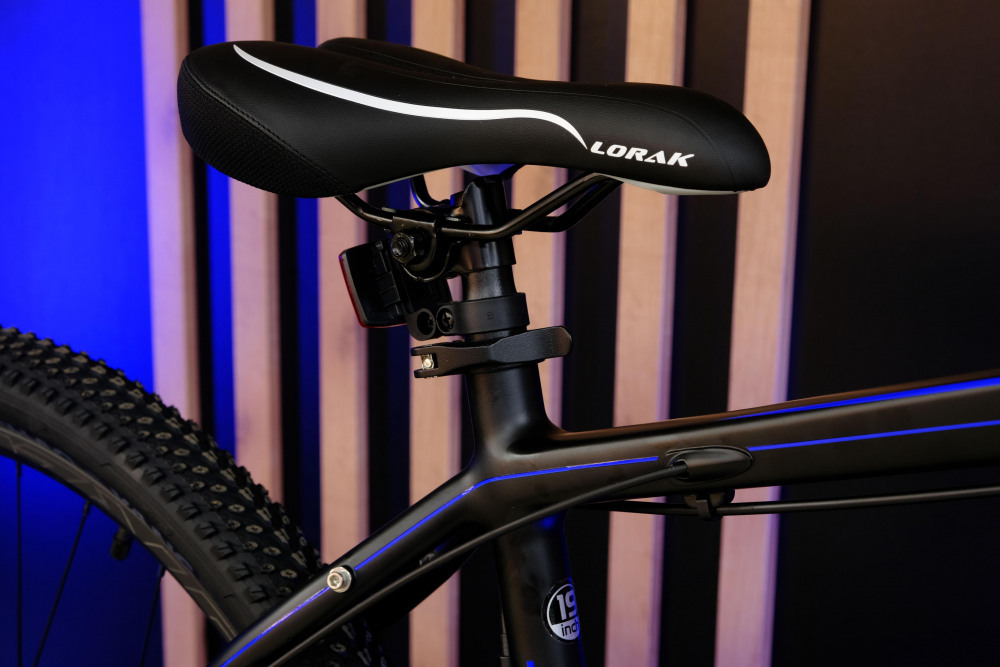 LORAK Sel 8900 HD NEW Матовый Чёрный/Синий рама 19 (на рост 171-182)